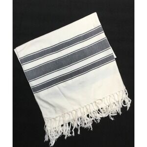 Imani Collective Handmade In Kenya Throw 64 X 40 With Fringe